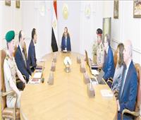 السيسى: ترشيد استخدام الموارد وتطبيق معايير الكفاءة والشفافية