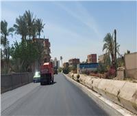  محافظ الجيزة: الانتهاء من مشروع رصف ورفع كفاءة طريق ترعة فهمي 