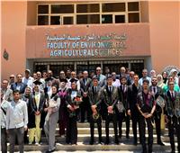 رئيس جامعة العريش يتابع مشروعات التخرج لطلاب العلوم الزراعية والاقتصاد 