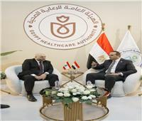 رئيس هيئة الرعاية الصحية يلتقي وزير الصحة اللبناني لبحث التجربة المصرية