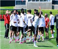 منتخب مصر يتدرب على ملعب جامعة جونزاجا استعدادا لمواجهة نيوزيلندا  