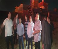 بحضور مدير الأمن ومحافظ القليوبية.. لا إصابات في حريق مصنع البويات 