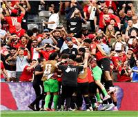 شاهد.. رقص واحتفالات لاعبي منتخب مصر في غرفة الملابس بعد الفوز على نيوزيلندا