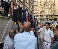 أمن الجيزة يشن حملات موسعة على شارع ضياء بالهرم