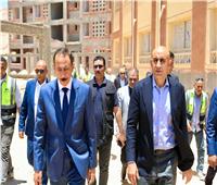 تفاصيل تفقد وزير التعليم ومحافظ سوهاج للأعمال الإنشائية الجديدة