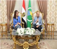 وزيرة الثقافة ومحافظ المنيا يبحثان تطوير البنية التحتية للمواقع الثقافية بالمحافظة