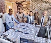 ضبط 2 طن ألبان فاسدة ومخزن سلع غير مرخص خلال حملات بالمنيا