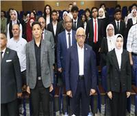 محافظ شمال سيناء يشارك في لقاء حواري مع أعضاء برلمان الطلائع 
