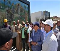 قبل الافتتاح الرسمي.. وزير الري يتفقد قناطر ديروط الجديدة