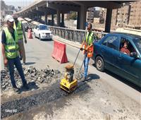 محافظ الجيزة يتابع تطوير كوبري أرض اللواء لضمان السلامة المرورية