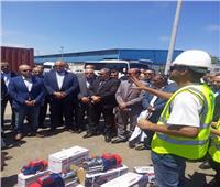 صور| تفاصيل جولة وزير الاستثمار ومحافظ الإسكندرية بميناء الدخيلة 