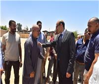 محافظ أسيوط يتفقد أعمال إنشاء سور بجوار مصرف الجبل وتطوير الطريق من بوابة الجامعة البحرية 