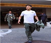 منتخب مصر يتحرك الي ملعب مباراته أمام ايران في كأس العالم 