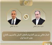 وزيرا الخارجية المصري والإيراني يبحثان التطورات الإقليمية