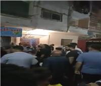 السيطرة على حريق أعلى مبنى خدمات كنيسة مارجرجس بالخصوص