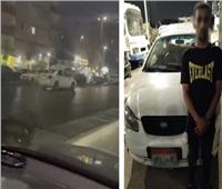 ضبط سائق سيارة أجرة عرض حياة المواطنين للخطر في القاهرة