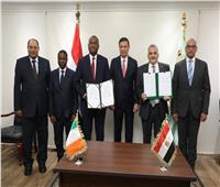 وزير الزراعة يبحث مع وزير الثروة الحيوانية والسمكية الإيفواري تعزيز سبل التعاون المشترك