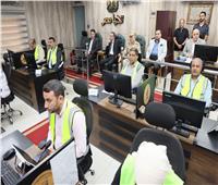 محافظ المنوفية يشهد اصطفاف المعدات للوقوف على جاهزية مجابهة الأزمات 