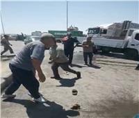 ضبط 6 أشخاص قاموا بالتعدى على حملة إزالة وإصابة مدير الاشغالات بغرب الإسكندرية 