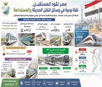 طفرة فى جودة الطرق وكفاءة خدمات القطارات و«النقل الذكى»