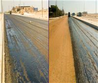 مدينة السادات تواصل تطوير شبكة الطرق والمحاور الرئيسية