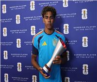 لامين يامال أفضل لاعب في مباراة إسبانيا والنمسا بكأس العالم
