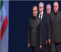 مدفيديف يلتقي بزشكيان خلال مراسم وداع المرشد الراحل علي خامنئي