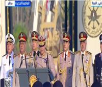 الرئيس السيسي: قادرون على التصدي للتحديات وتحقيق التطلعات بوحدة شعب مصر 