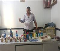 ضبط مواد غذائية ومنظفات منتهية الصلاحية في قلين بكفر الشيخ 