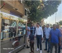 حملات مكبرة لرفع الإشغالات وإعادة الانضباط لشوارع مدينة منفلوط بأسيوط