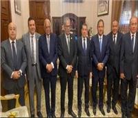 رئيس محكمة استئناف القاهرة يستقبل رئيس مجلس النواب الأسبق 