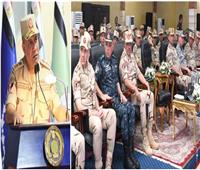 وزير الدفاع والإنتاج الحربى يشهد المرحلة النهائية من الرماية الصاروخية الليلية لقوات الدفاع الجوى