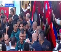 وزراء الصحة والطيران والشباب في استقبال نجوم منتخب مصر