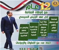العشري: 12 عامًا من الإنجازات الصناعية في عهد الرئيس السيسي