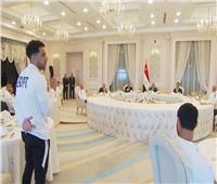 مصطفى شوبير للرئيس السيسي: هنرفع اسم مصر فى كل البطولات العالمية