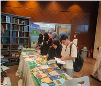 استمرار توافد زائري معرض مكتبة الاسكندرية للكتاب على جناح الأعلى للشئون الإسلامية