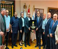 إدريس يستقبل براف.. واليوبيل الياقوتي يزين اللجنة الأولمبية المصرية