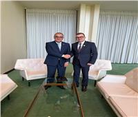 وزير التخطيط يبحث مع نظيره التونسي تعزيز التعاون المشترك  