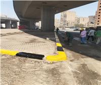 محافظ الجيزة يتابع حملة نظافة مكبرة بطريق المريوطية لإعادة المظهر الحضاري