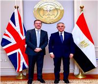 وزير العدل يستقبل سفير المملكة المتحدة بالقاهرة
