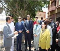 محافظ كفر الشيخ ورئيس القومي للمرأة يتفقدان مقر فرع المجلس بالمحافظة