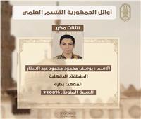 محافظ الدقهلية يهنئ هاتفيًا الطالب يوسف محمود الثالث أزهري على مستوى الجمهورية 