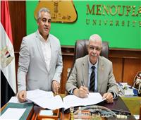رئيس جامعة المنوفية يعتمد نتيجة كلية علوم الرياضة بنسبة نجاح 75% 