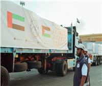 دخول 5 قوافل مساعدات إماراتية إلى قطاع غزة تحمل 938 طنا من المساعدات الإنسانية
