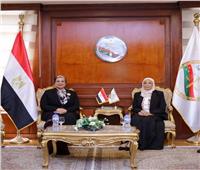 رئيسة هيئة النيابة الإدارية تستقبل رئيسة المجلس القومي للمرأة