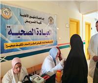 الكشف على 400 مواطن وتقديم خدمات صحية وبيطرية خلال قافلة شاملة بالدلنجات