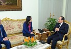  السيسي يبحث مع رئيسة شركة هواوي تعزيز التعاون وزيادة الاستثمار في مصر 