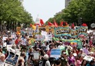  آلاف الأمريكيين يشاركون في مسيرات مناهضة لترامب بسبب التغير المناخي