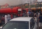 السيطرة على حريق هائل بالسوق القديم في شرم الشيخ