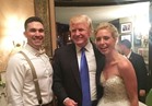 فيديو .. ترامب يفاجئ عروسين فى حفل زفافهما دون دعوة رسمية